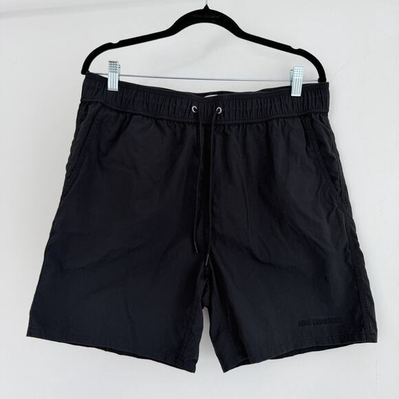 Aime Leon Dore Other - Aime Leon Dore Shorts Men Large Black Nylon Logo Drawstring ALD Athletic Running